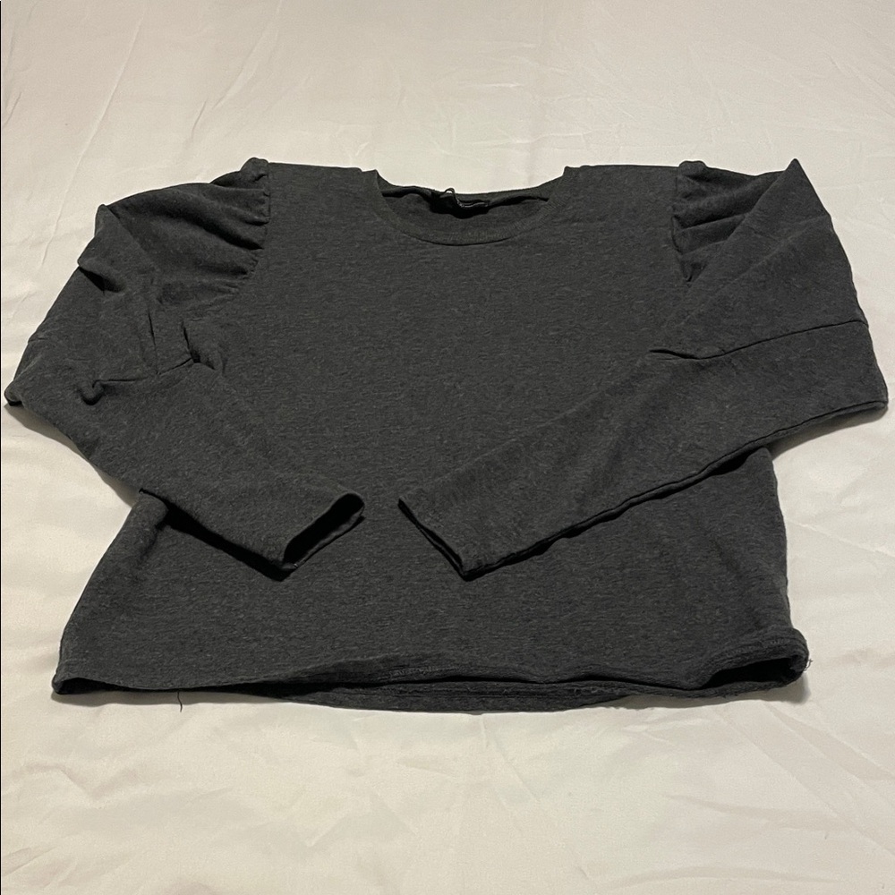 Charcoal Long Sleeve Women's Top